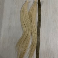  Продавам РУСА човешка коса- естествен косъм, снимка 1 - Фризьорски услуги - 43592118