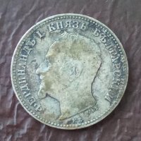 Сребърна монета 1 лев 1891 година Фердинанд 39705, снимка 2 - Нумизматика и бонистика - 43905370