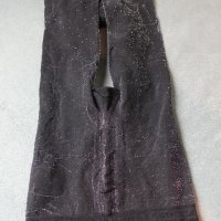 Caroline Fleming S/M нов черен блестящ чорапогащник, снимка 4 - Бельо - 42966578