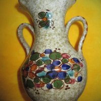 Керамична ваза ,ръчно изработена и рисувана, снимка 8 - Вази - 34916514