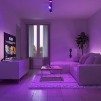 Нови 3 броя Nanoleaf LED Крушки GU10 - Визуален Ефект, Смарт Технология, снимка 5 - Крушки - 44049408