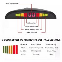 Парктроник за кола с 4 / 8 датчика автомобил паркиране безжичен, снимка 4 - Аксесоари и консумативи - 26888925