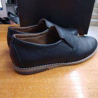 Мъжки обувки естествена кожа м. 202 черни , снимка 3 - Ежедневни обувки - 40852767