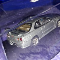 NISSAN  SKYLINE GT-R,R-34 V-spec // AUTOart. 1.43 . Top Model.!!!, снимка 12 - Колекции - 39258739