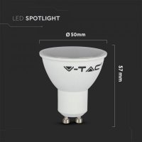 LED лампа 5W SMD GU10 Неутрално Бяла Светлина, снимка 3 - Лед осветление - 15161756