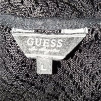 Guess-L- Оригинален топ от трико и черна дантела , снимка 6 - Корсети, бюстиета, топове - 37694976