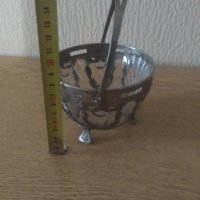 посребрена метална бонбониера арт нуво, снимка 2 - Други ценни предмети - 39105922