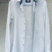 Класическа бяла риза Q1,гладък памук, снимка 6 - Ризи - 28695871