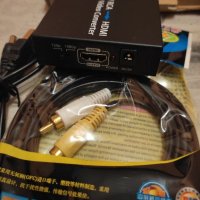eSynic Mini 1080P RCA AV към HDMI конвертор НОВ, снимка 4 - Друга електроника - 43597197