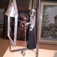 арт-жена бие камбаната-метал-внос швеицария-52х17х14см, снимка 7 - Колекции - 27017272