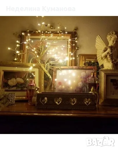 ❌ LED декоративното светещо дръвче е страхотна декорация за коледа, празненства, нощна лампа, снимка 1