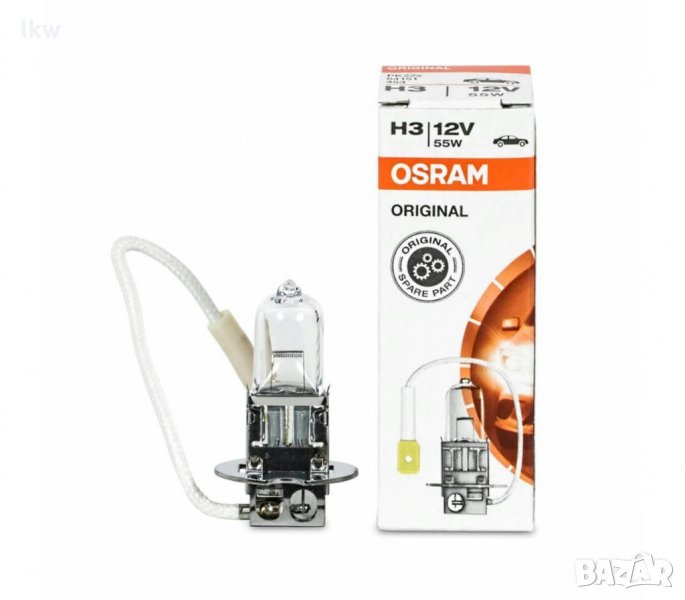 Халогенна крушка Osram H3 Original 12V, 55W, снимка 1