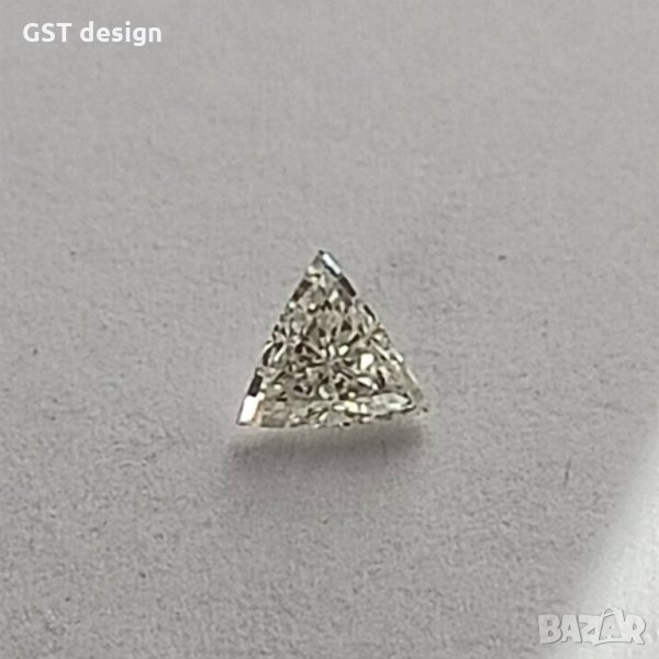 Спешно Истински натурален Диамант Трилион D цвят FL-IF , снимка 1