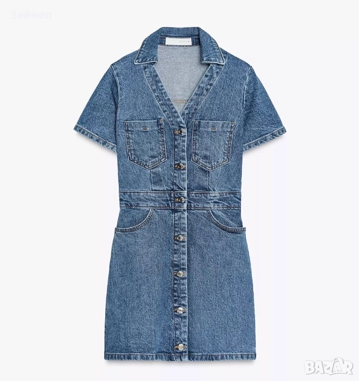 Дънкова рокля на Zara, снимка 1
