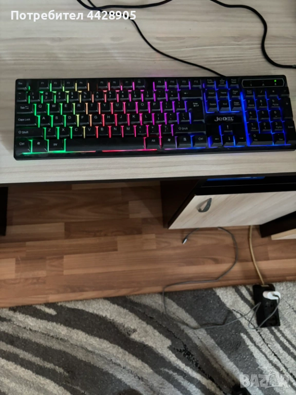 Геймърска клавиатура и мишка , снимка 1