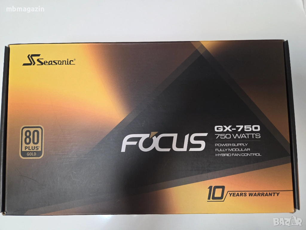 Seasonic Focus GX-750 750W 80 PLUS Gold PSU, снимка 1