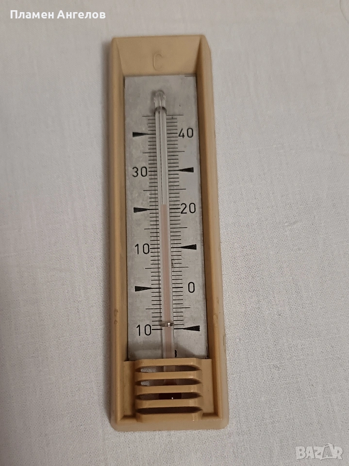 Стар български живачен термометър от 60те години , снимка 1