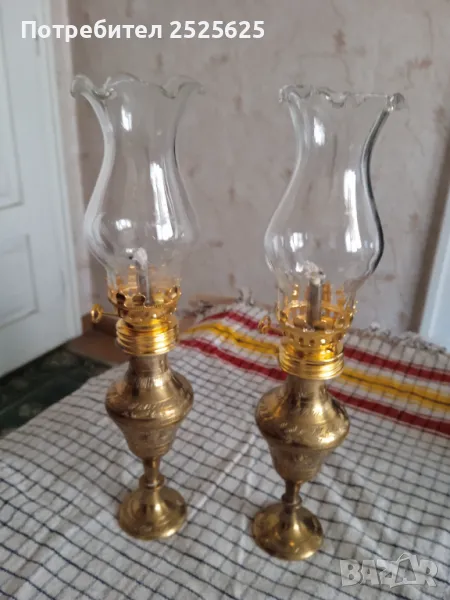 Две газени лампички-декорация, снимка 1