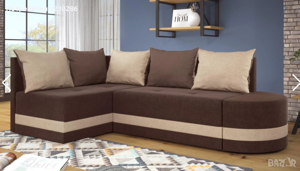 СПЕШНО 300 евро Разтегателен ъглов диван , снимка 1