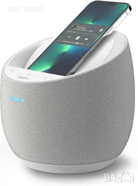 Belkin SOUNDFORM Elite Hi-Fi Smart Speaker + Безжично зарядно устройство с Alexa, снимка 1