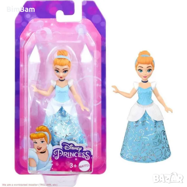 Мини кукла Disney Princess - Пепеляшка, снимка 1