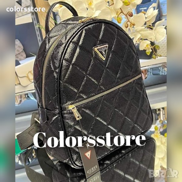 Луксозна Черна раница Guess -DS-T21, снимка 1