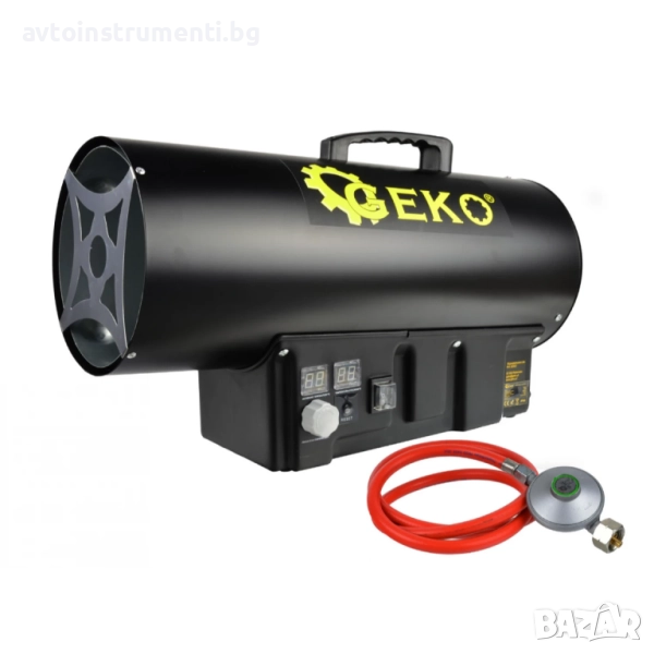 Газов нагревател/ калорифер 40kW с термостат и регулатор 21408G, снимка 1