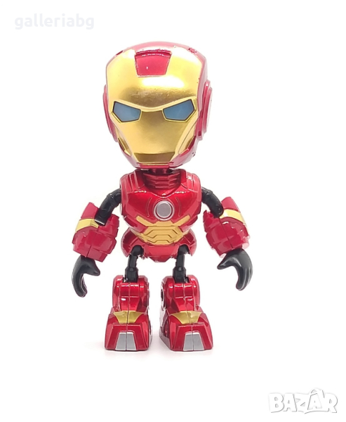 Фигурка с метални части и светлини на Iron Man Marvel, снимка 1