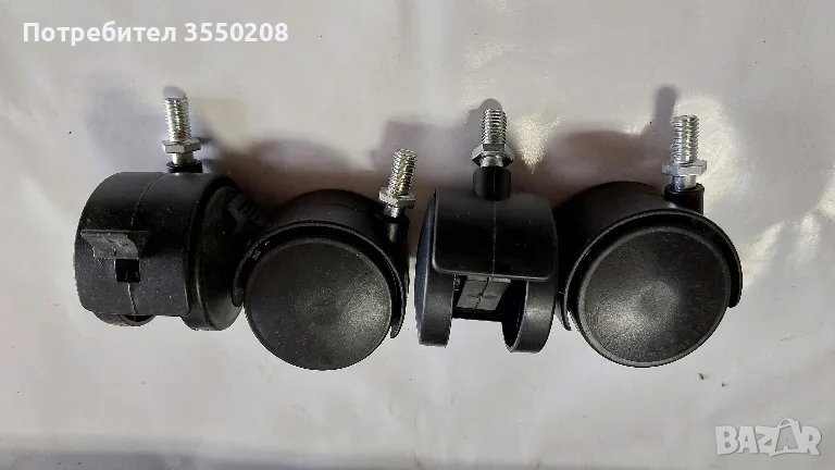 Колелца за мебели, 4 броя, снимка 1