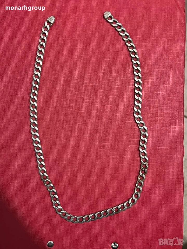 Сребървн ланец /без закопчалка/, снимка 1