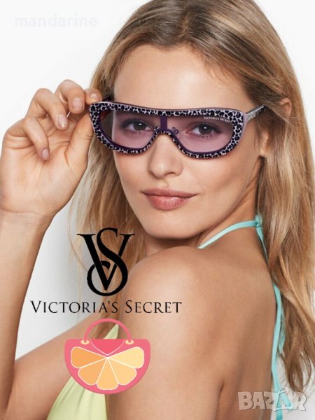 VICTORIA'S SECRET 🍊 Дамски слънчеви очила PURPLE LEOPARD нови с кутия, снимка 1