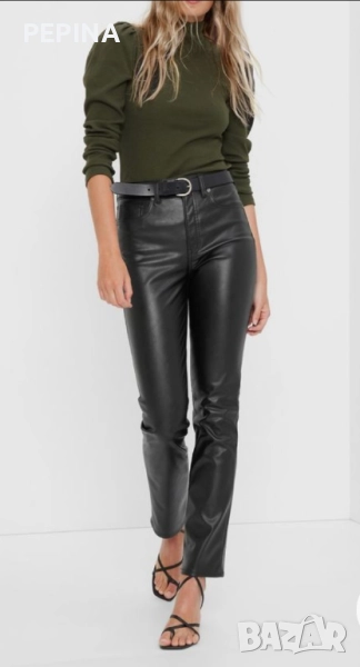 Дамски кожен панталон , снимка 1