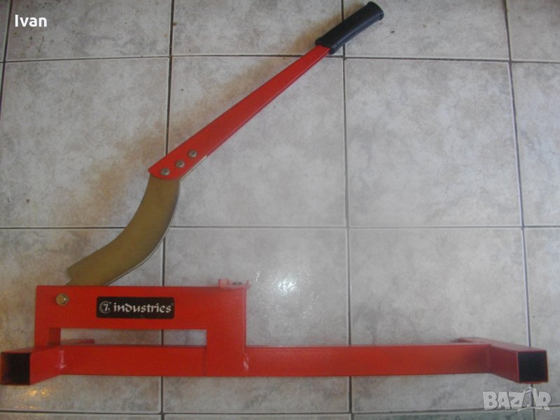 Нова 740мм Гилотина-Машина Ръчна За Рязане На Ламиниран Паркет-Industries, снимка 1