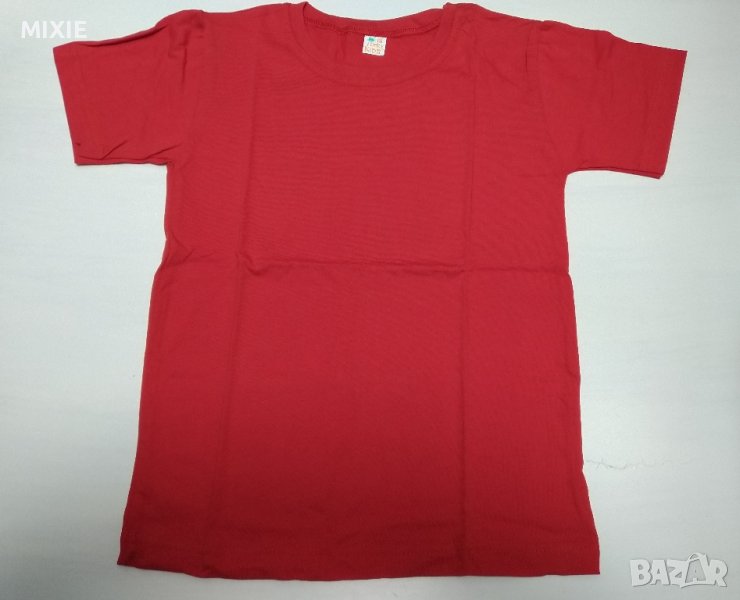 Нови детски червени тениски, БГ производство , снимка 1