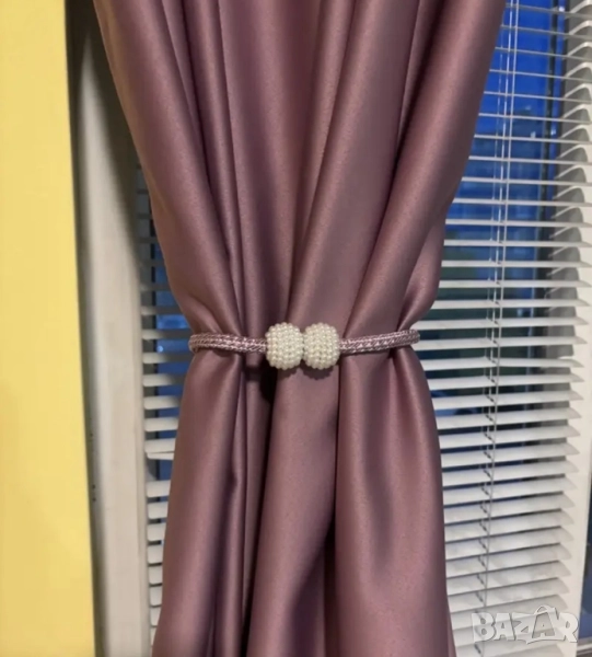 Декоративна магнитна скоба за завеса, снимка 1