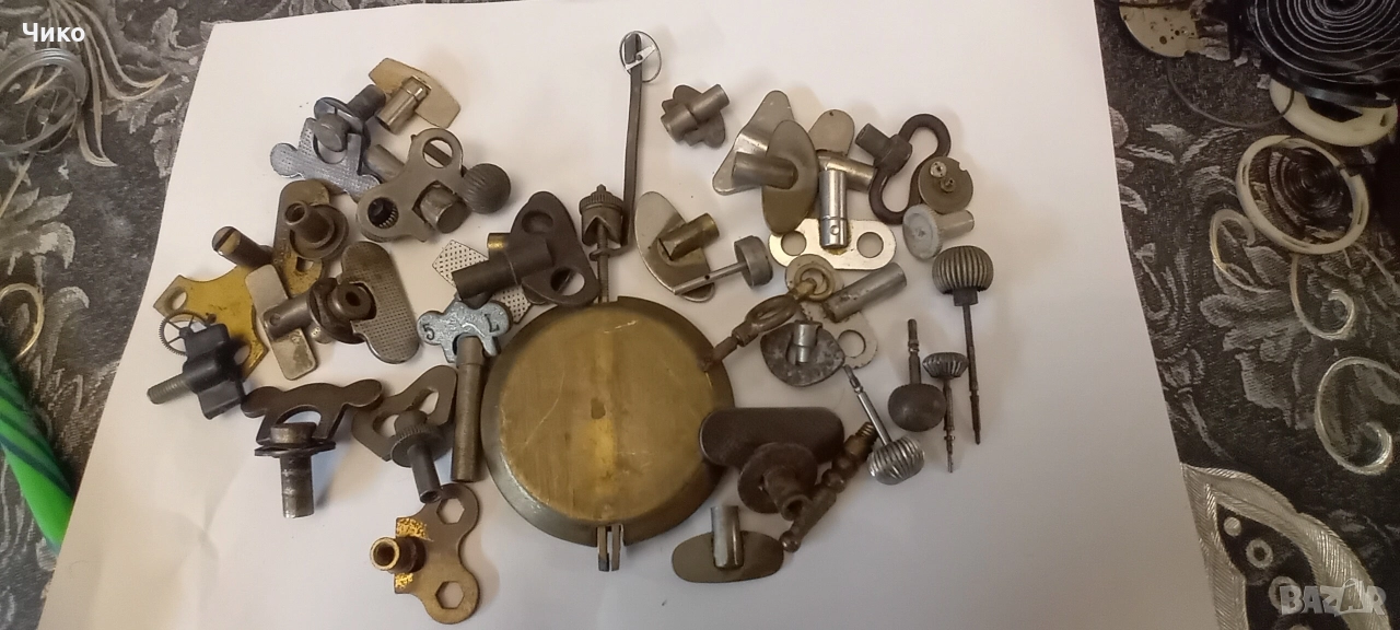 стари врътки за настолни и джобни часовници , снимка 1