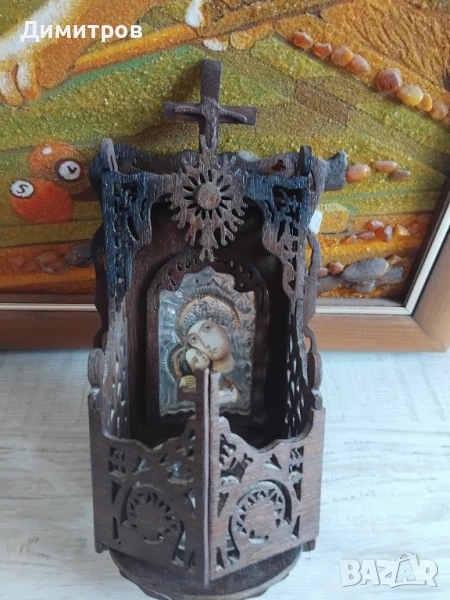 Старинен иконостас дърворезба, снимка 1
