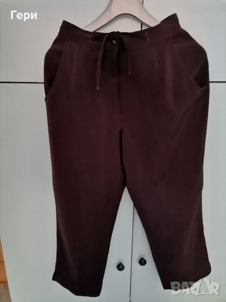Тъмночервен елегантен панталон, снимка 1