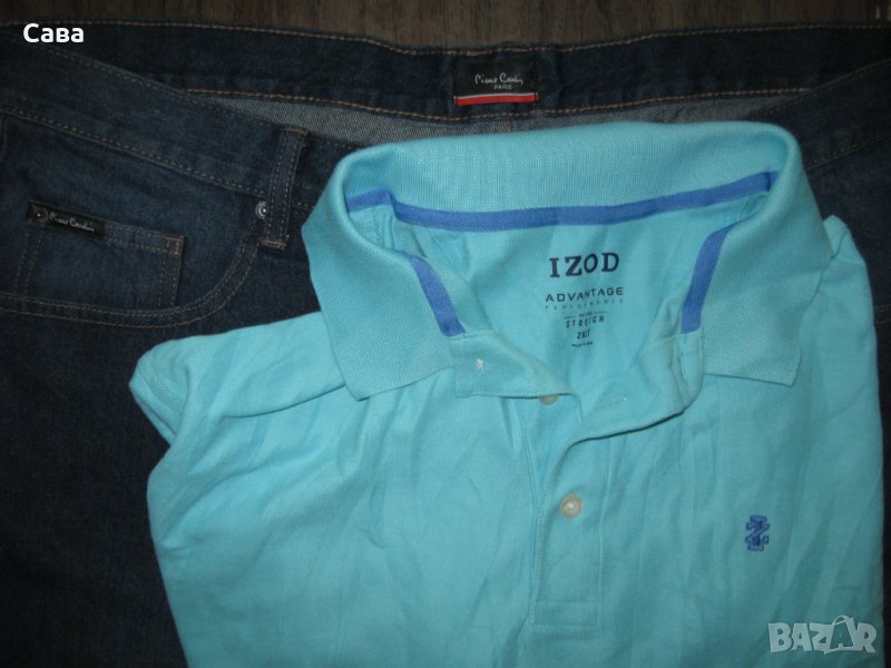 Къси дънки и блуза PIERRE CARDIN, IZOD   мъжки,2-3ХЛ, снимка 1