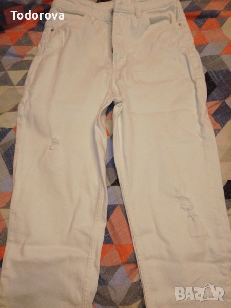 Розова блуза и бели дънки, снимка 1