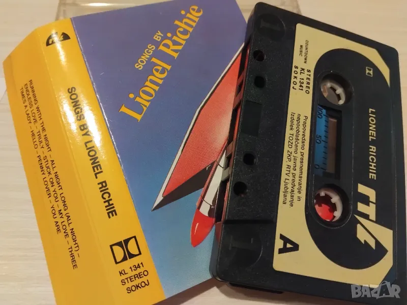 Songs by Lionel Richie - аудио касета музика, снимка 1