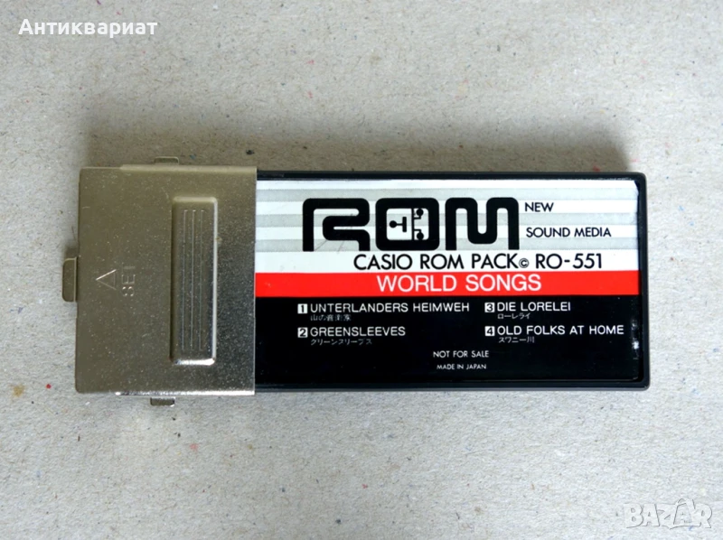 Casio ROM Pack RO-551 World Songs за Casio  Keyboard / Синтезатор, снимка 1