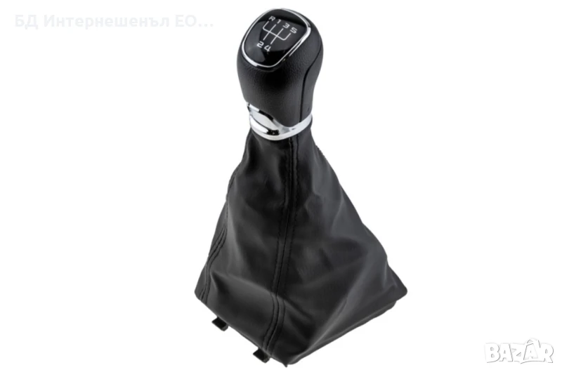 Топка за скоростен лост с маншон, Skoda Octavia 3, 5 скорости, Черен, снимка 1