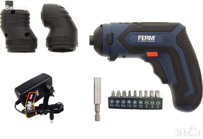 Акумулаторна отвертка FERM CDM1135, снимка 1