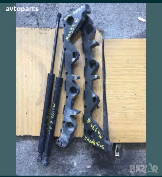 Mazda 6 2010г хечбег държачи задна броня и амортисьори багажник, снимка 1