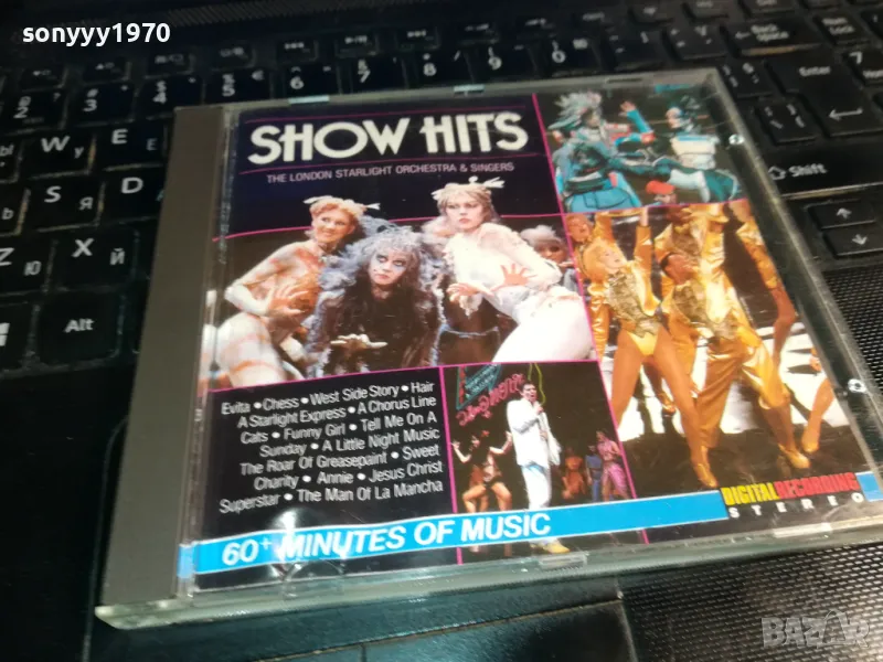 SHOW HITS-ORIGINAL CD-MADE IN SWEDEN-ВНОС GERMANY 2912240823, снимка 1