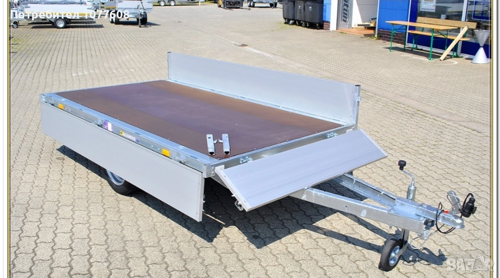 Туристическо ремарке Eduard с общо допустима максимална маса до 750кг , снимка 1