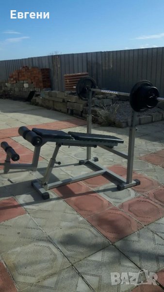 Лежанка трипозиционна дъмбели, снимка 1