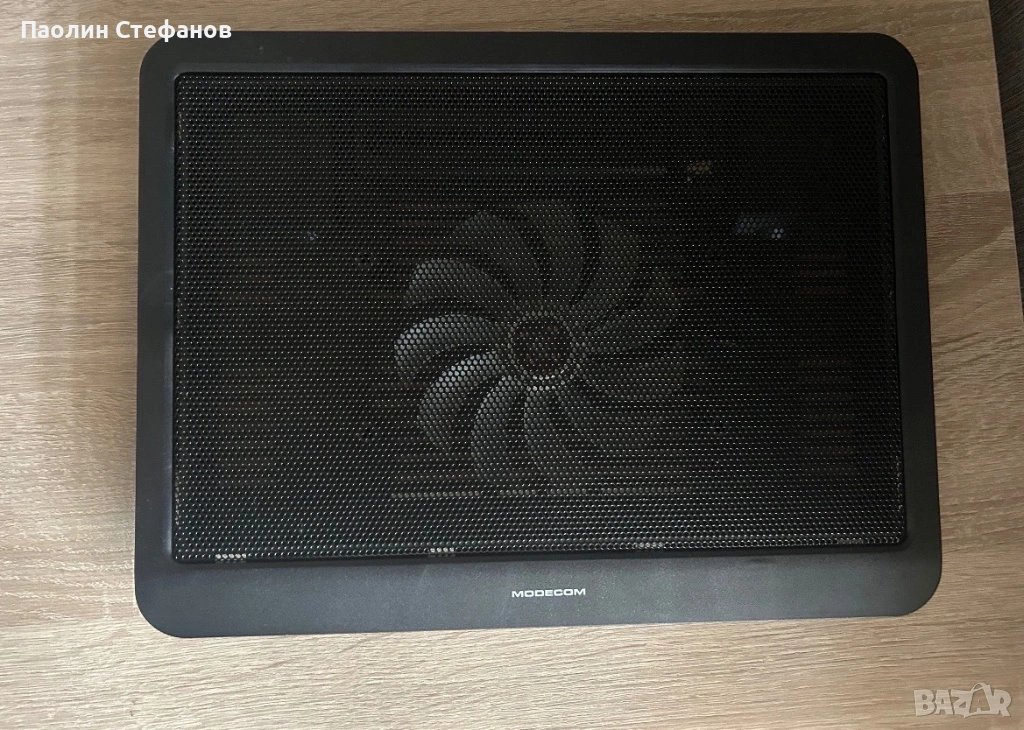 Охлаждаща поставка за лаптоп MODECOM | Вентилатор | Подсветка | RGB, снимка 1