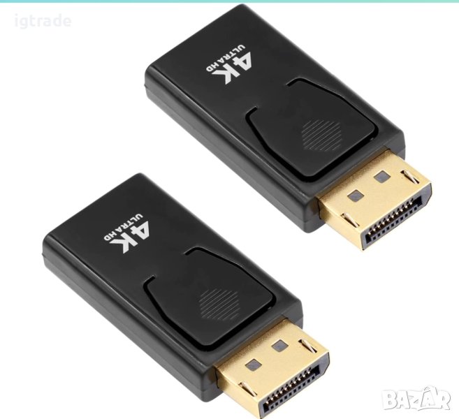 DP към HDMI адаптер - 4K 3D , снимка 1